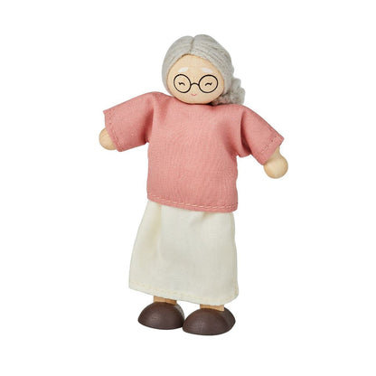 Grandmother Dollhouse Figure - Fair Skin Tone - Babies in Bloom