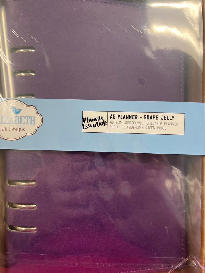 Grape jelly purple planner cover by Elizabeth crafts