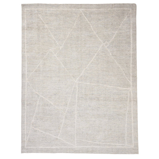 Graylen Grey Stone Hand Knotted Rug Rectangle image