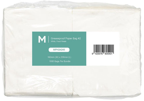 Greaseproof Paper Bag #2 x 1000