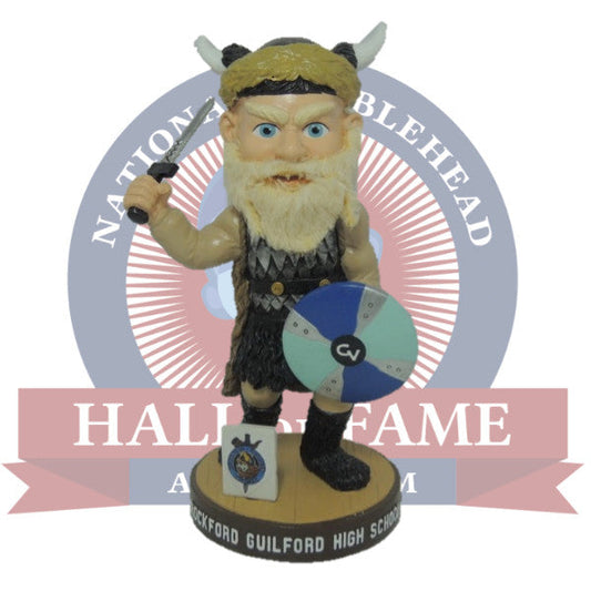 Guilford High School Vikings Mascot Bobblehead - National Bobblehead HOF Store