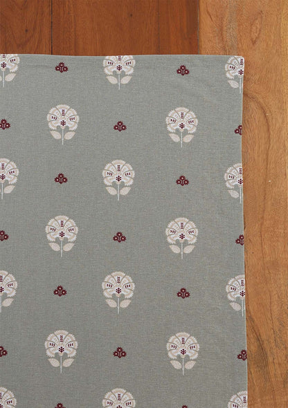 Gulnaar Green 100% Cotton Printed Table Cloth