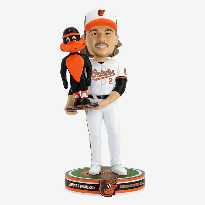 Gunnar Henderson & The Oriole Bird Baltimore Orioles Bobble Dubblz Friendz Bobblehead