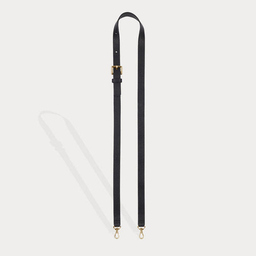 Hailey Strap Only - Black/Gold Accessories Bandolier
