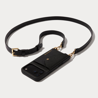 Hailey Strap Only - Black/Gold