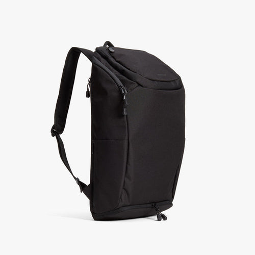 Side - The Hakuba - 600D Recycled Poly - Onyx / Black / Grey Wave - Backpack - Lo & Sons