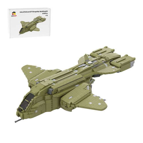 HALO Pelican D.77 Dropship Klemmbausteine - LesDiy - Klemmbausteine