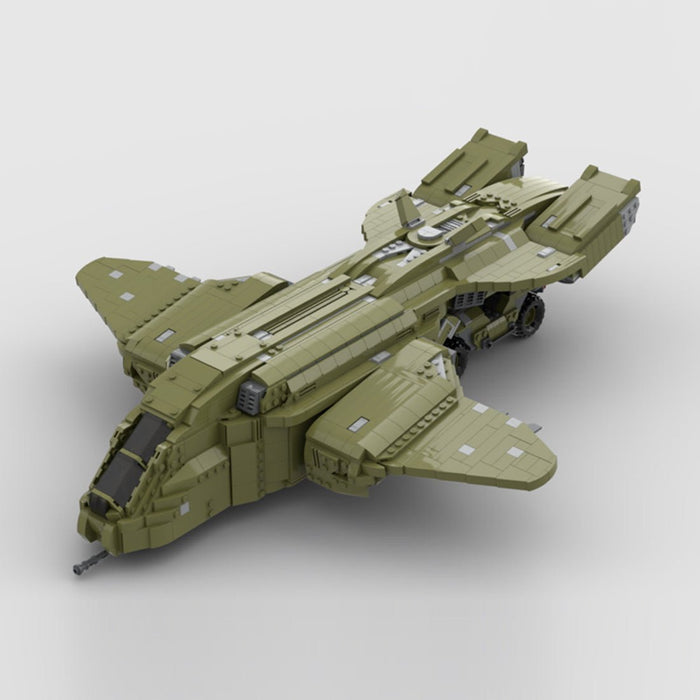 HALO Pelican D.77 Dropship Klemmbausteine - LesDiy - Klemmbausteine