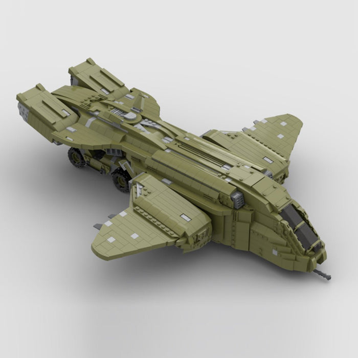 HALO Pelican D.77 Dropship Klemmbausteine - LesDiy - Klemmbausteine