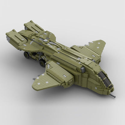 HALO Pelican D.77 Dropship Klemmbausteine - LesDiy - Klemmbausteine