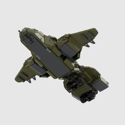 HALO Pelican D.77 Dropship Klemmbausteine - LesDiy - Klemmbausteine