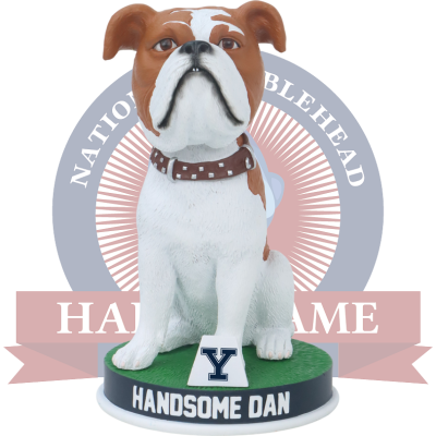 Handsome Dan Yale Bulldogs Live Bulldog Bobblehead