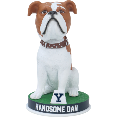 Handsome Dan Yale Bulldogs Live Bulldog Bobblehead
