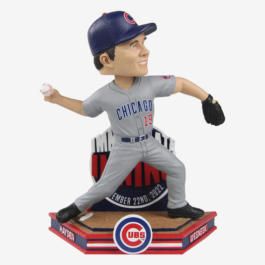 Hayden Wesneski Chicago Cubs Immaculate Inning MLB Baseball Bobblehead