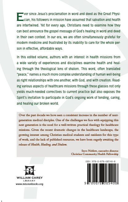 Health, Healing, and Shalom - MissionBooks.org