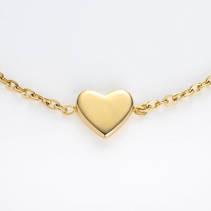 Heart Armkette Gold