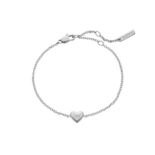 Heart Armkette Silber