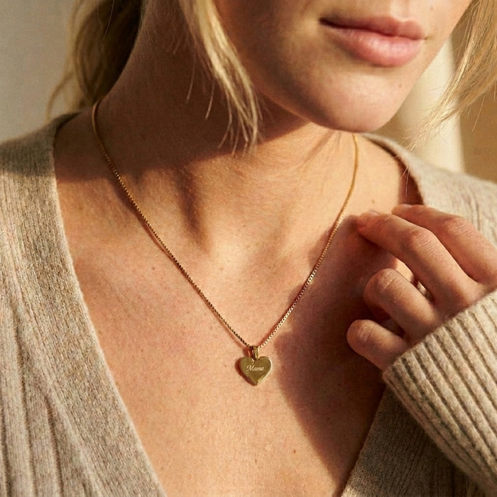 Heart Halskette Gold