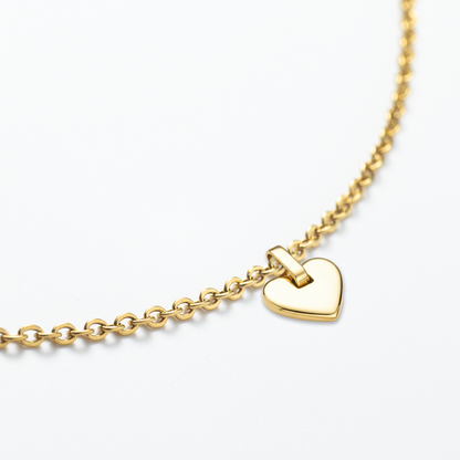 Heart Halskette Gold
