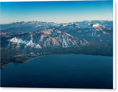 Heavenly Lake Tahoe Aerial - Canvas Print