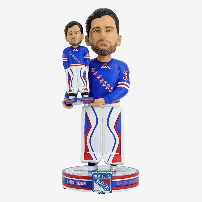 Henrik Lundqvist New York Rangers Bobble Dubblz NHL Hockey Bobblehead