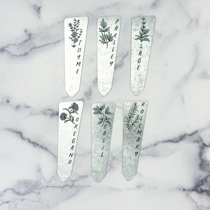 Herb Pot Stake Set of 6