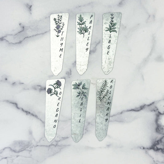 Herb Pot Stake Set of 6