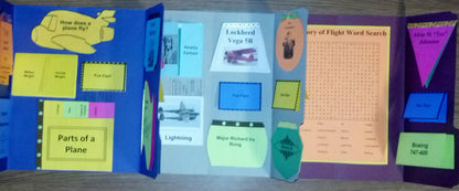 History of Flight Lapbook - PRINTED