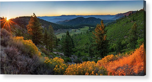 Horse Creek Ranch Sunrise - Acrylic Print