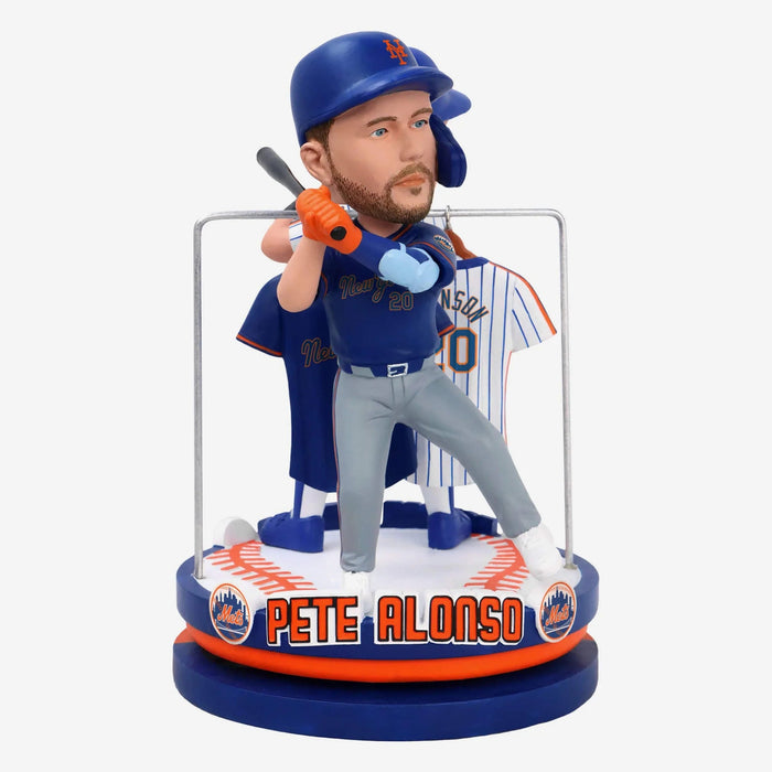 Howard Johnson & Pete Alonso New York Mets Famous 20s Dual Spinning MLB Bobblehead