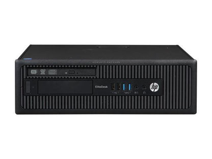 HP EliteDesk 800 G1 SFF - 4th Gen Intel Core i5-4570 Quad, 8GB RAM, 120GB SSD, DVDRW, Win 10 Pro, Keyboard & Mouse - Coretek Computers