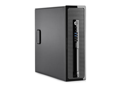 HP Prodesk 400 G1 SFF - 3.4GHz 4th Gen Intel Core i3-4130, 8GB RAM, 500GB HDD, DVDRW, Win 10 Pro, Keyboard & Mouse - Coretek Computers