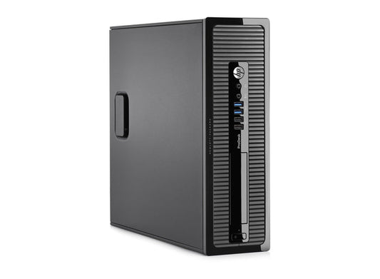HP Prodesk 400 G1 SFF - 3.4GHz 4th Gen Intel Core i3-4130, 8GB RAM, 500GB HDD, DVDRW, Win 10 Pro, Keyboard & Mouse - Coretek Computers