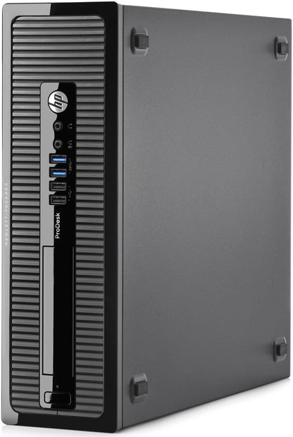 HP Prodesk 400 G1 SFF - 3.4GHz 4th Gen Intel Core i3-4130, 8GB RAM, 500GB HDD, DVDRW, Win 10 Pro, Keyboard & Mouse - Coretek Computers