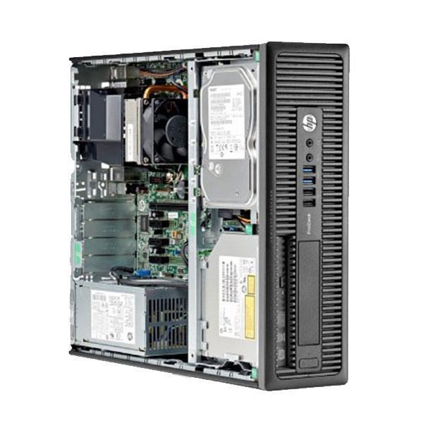 HP Prodesk 400 G1 SFF - 3.4GHz 4th Gen Intel Core i3-4130, 8GB RAM, 500GB HDD, DVDRW, Win 10 Pro, Keyboard & Mouse - Coretek Computers