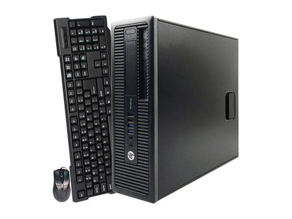 HP ProDesk 600 G1 SFF Computer - 3.40GHz 4th Gen Intel Core i3, DVDRW, Windows 10 Pro - Keyboard/Mouse - Coretek Computers
