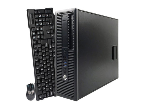HP ProDesk 600 G1 SFF Computer - 3.40GHz 4th Gen Intel Core i3, DVDRW, Windows 10 Pro - Keyboard/Mouse - Coretek Computers