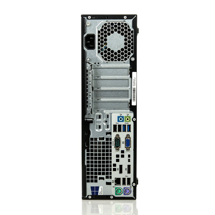 HP ProDesk 600 G1 SFF Computer - 3.40GHz 4th Gen Intel Core i3, DVDRW, Windows 10 Pro - Keyboard/Mouse - Coretek Computers