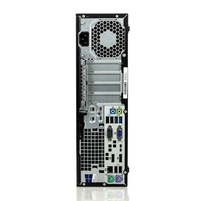 HP ProDesk 600 G1 SFF Computer - 3.40GHz 4th Gen Intel Core i3, DVDRW, Windows 10 Pro - Keyboard/Mouse - Coretek Computers