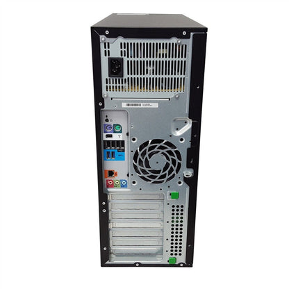 HP Z420 Workstation - 1x Xeon E5-1620 3.60GHz Quad Core CPU, 8GB DDR3 RAM, 1x 250GB SSD + 500GB HDD, NVIDIA Quadro NVS 510 2GB Professional Video Card, WiFi, Windows 10 Pro 64-bit, Keyboard/Mouse - Coretek Computers