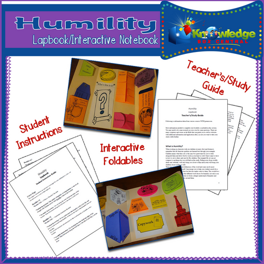Humility Lapbook