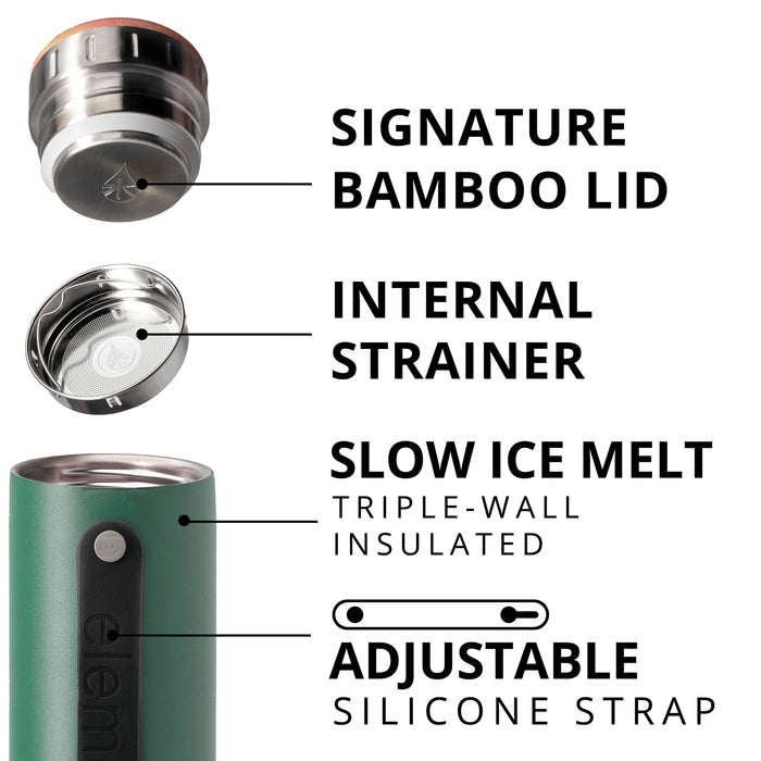 Iconic Bamboo Water Bottle