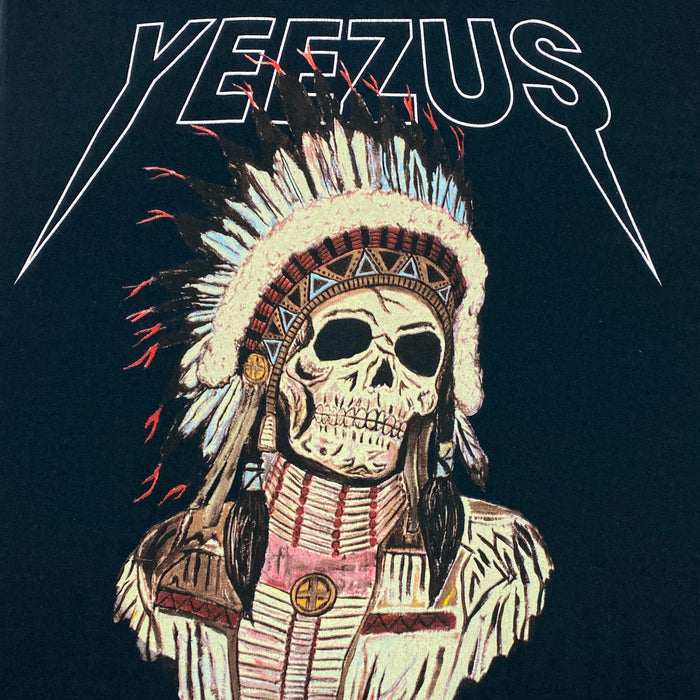 Yeezus Tour 2013 Native Skull 'I Aint Coming Down' Cut Off Tee