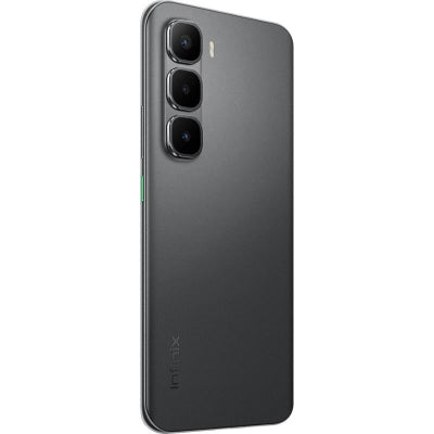Black smartphone case with 'Infinix' branding on a white background