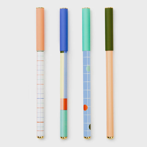 Inkerie Set Of 4 Ballpoint Pens