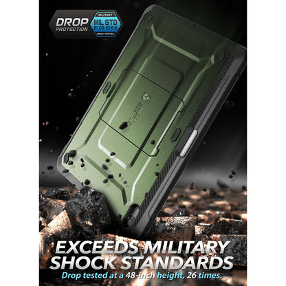 iPad 10.9" 2022 Unicorn Beetle PRO Rugged Kickstand Case-Dark Green