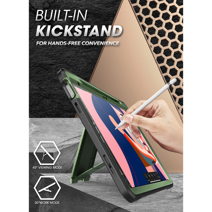 iPad 10.9" 2022 Unicorn Beetle PRO Rugged Kickstand Case-Dark Green