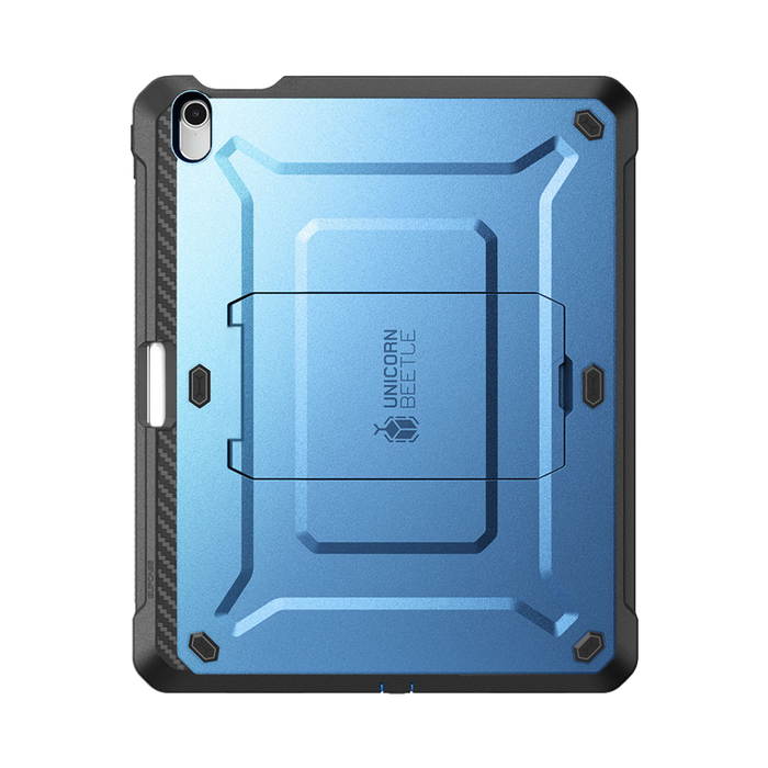 iPad 10.9" 2022 Unicorn Beetle PRO Rugged Kickstand Case-Metallic Blue