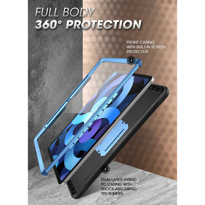 iPad 10.9" 2022 Unicorn Beetle PRO Rugged Kickstand Case-Metallic Blue