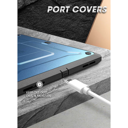 iPad 10.9" 2022 Unicorn Beetle PRO Rugged Kickstand Case-Metallic Blue